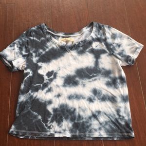Hollister tie dye crop top